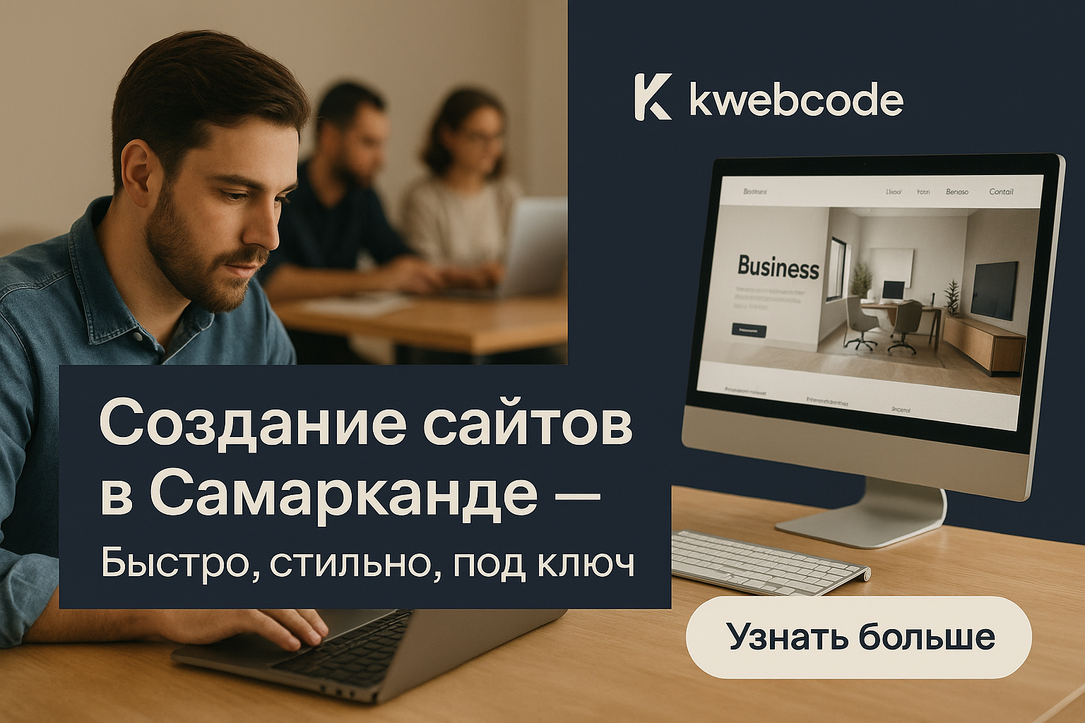 Kwebcode запускает сайты под ключ в Самарканде — ваш бизнес в надёжных руках!